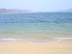 大久野島の海岸写真