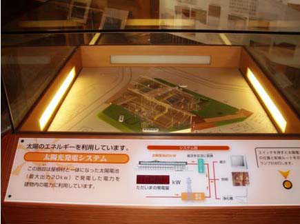 太陽光発電システムの説明（館内）